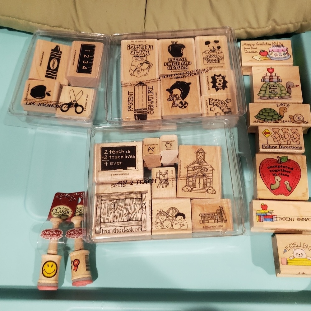 Various stamps from Various brands